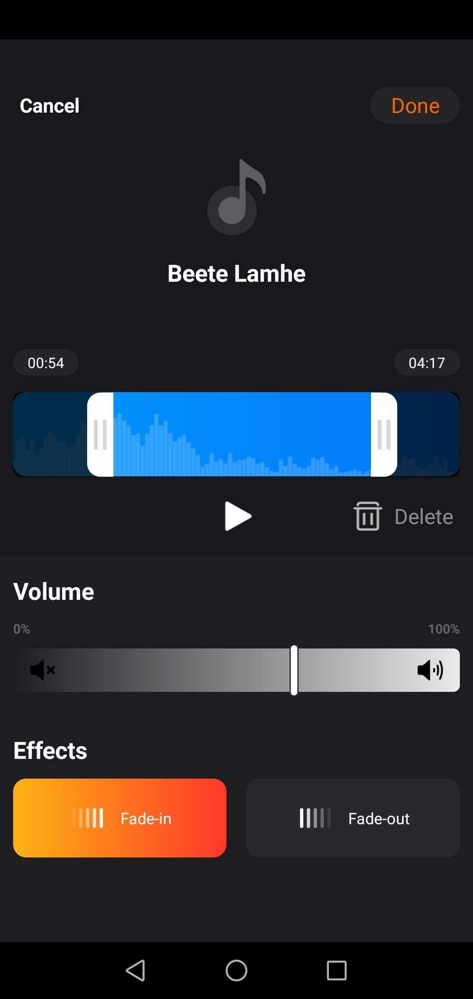 Add Music to Video screenshot