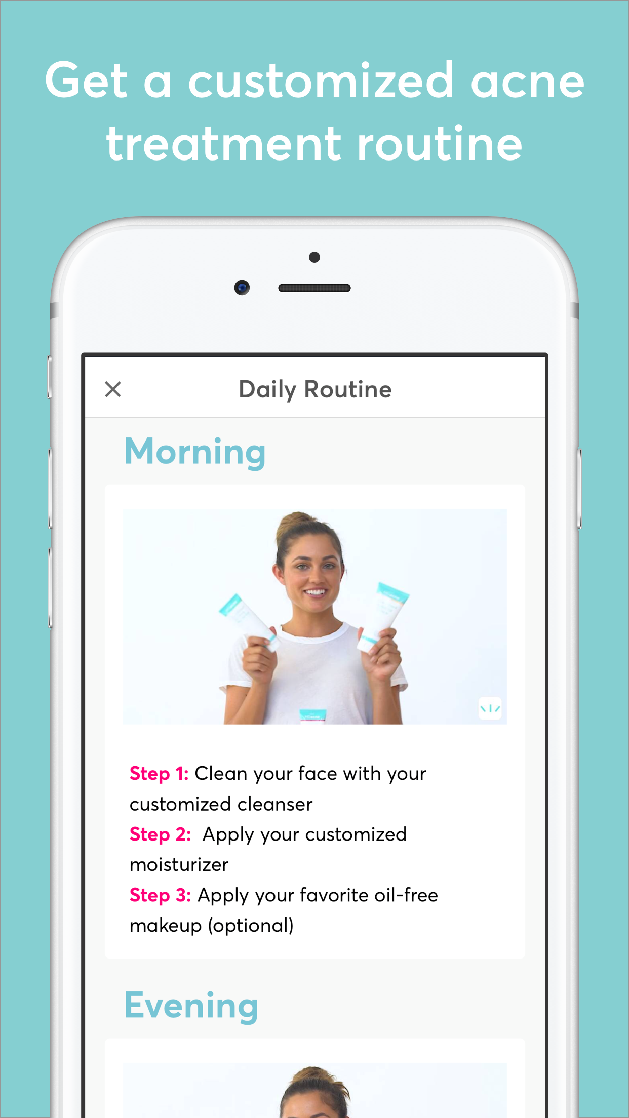 MdAcne app screenshot